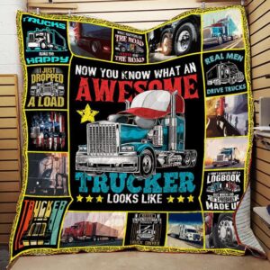 Proud Trucker Quilt -Bt07_1408  Quilt